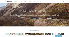 Desktop Screenshot of maersk.com